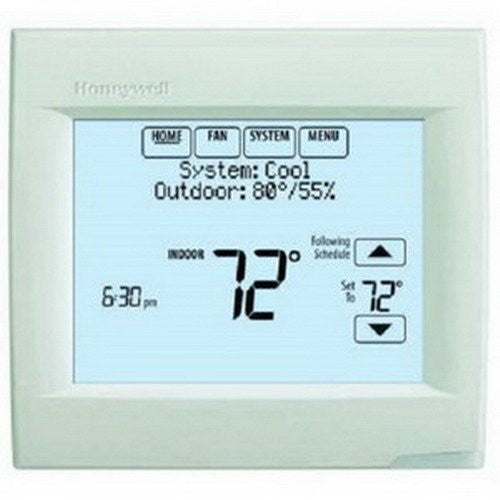 Honeywell TH8110R1008/U Vision Pro 8000 Touch Screen Single Stage Thermostat with Red Link Technology