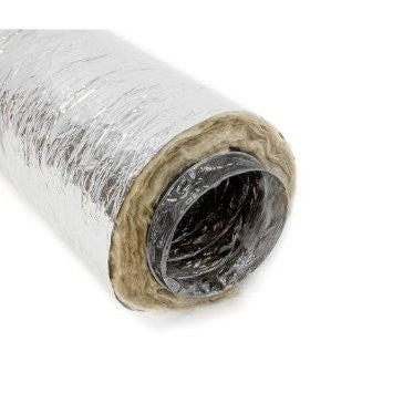 Flex Duct - R-4.2 - Silver Foil Jacket - 6 Inch x25 Ft F214