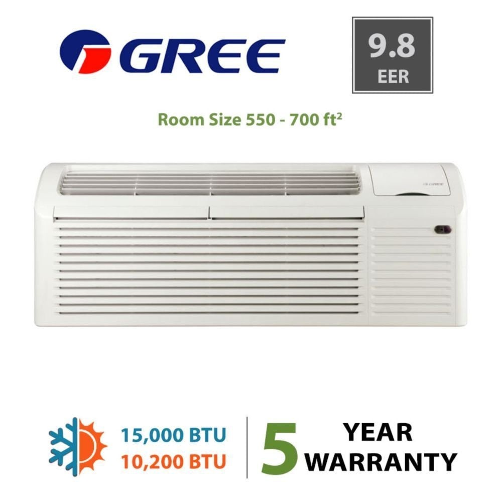 GREE Packaged Terminal Air Conditioning (PTAC) 15,000 BTU ...