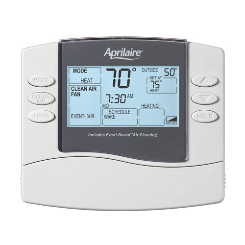 Aprilaire 8476 Universal Programmable Thermostat with Event-Based Air Cleaning