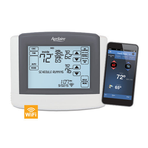 Aprilaire 8620W Touchscreen Multi-Stage Thermostat