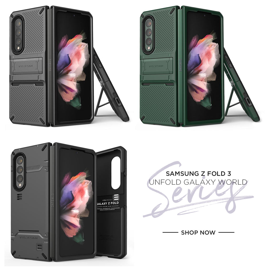 Samsung Galaxy Z Fold 3 rugged mobile case and accessories by VRS Design