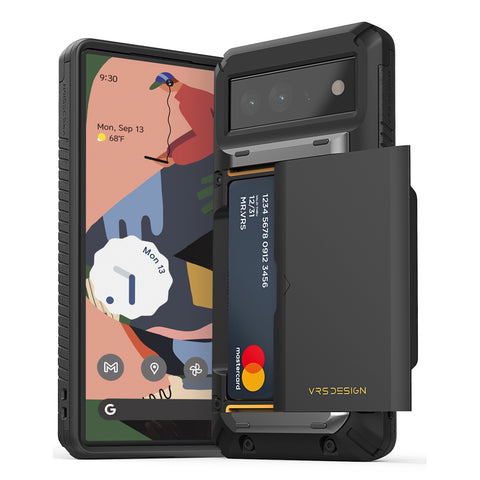 Rugged Wallet Case for Google Pixel 6 Glide Hybrid by VRS DESIGN 