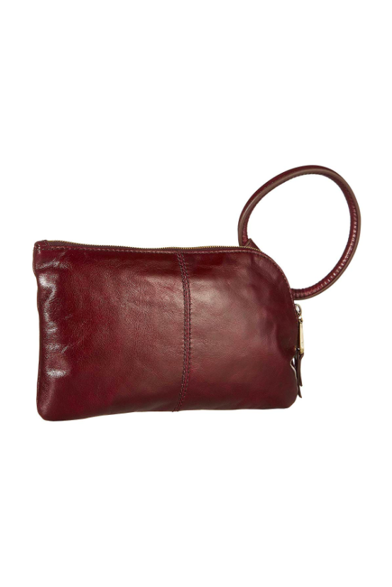 Hobo Sable Wristlet Clutch Deep Plum - Madison San Diego