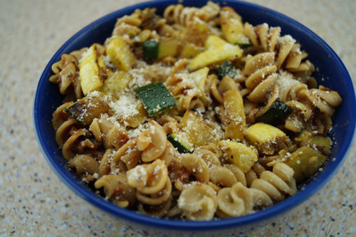 Veggie Squash and Zucchini Pasta | Skillet Cooking