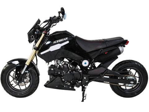 Extended swingarm grom clone bike for sale. PMZ125-1