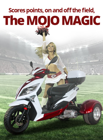 IceBear Mojo Magic 50cc Moped Trike - PST50-1Z