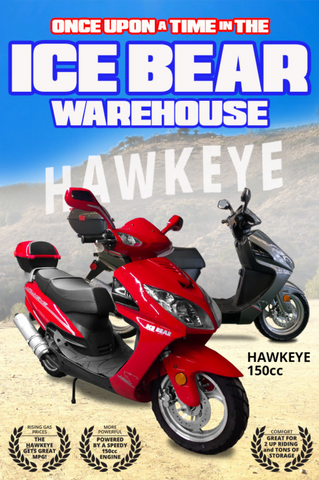 IceBear Hawkeye 150cc Moped Scooter - PMZ150-3C