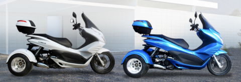 IceBear Q6 Mojo Magic 150cc Moped Trike