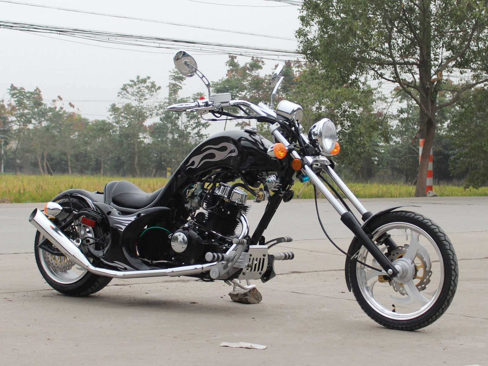 villain 250cc mini chopper