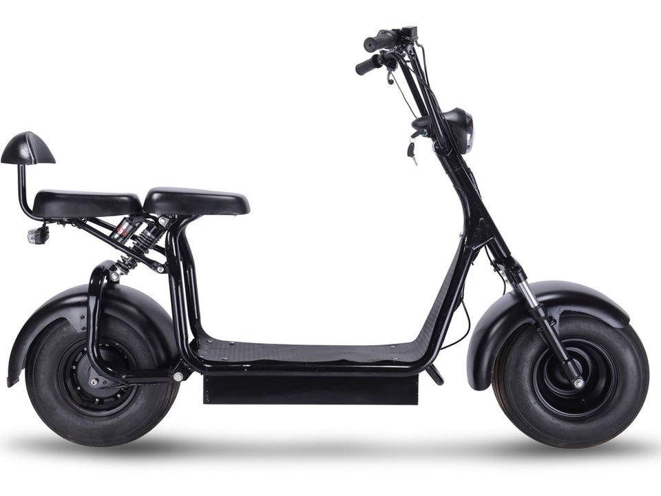 Knockout 1000W Electric Scooter | MotoTec 48V Moped Scooter | BigToys