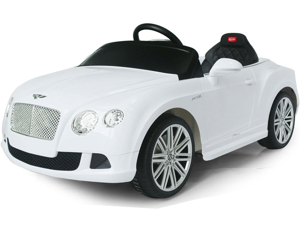 white bentley power wheel