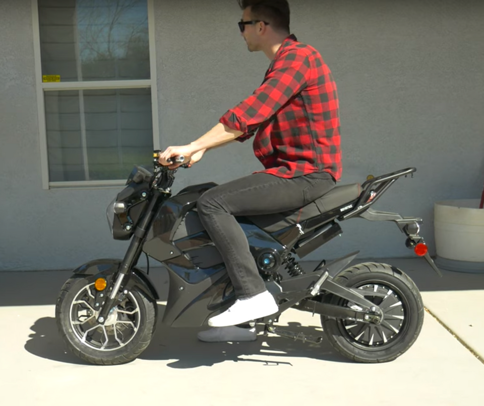 boom evader electric motorcycle