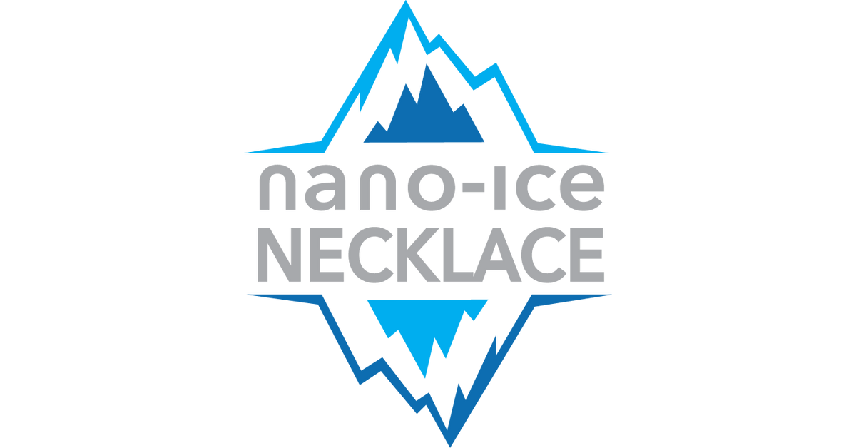 Nano-Ice Cooling Necklace - Jersey Grey, Beat The Heat in Style!