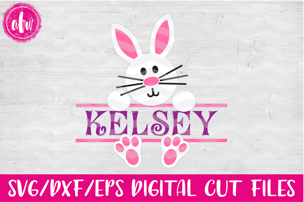 Download Split Bunny - SVG, DXF, EPS - AFW Designs