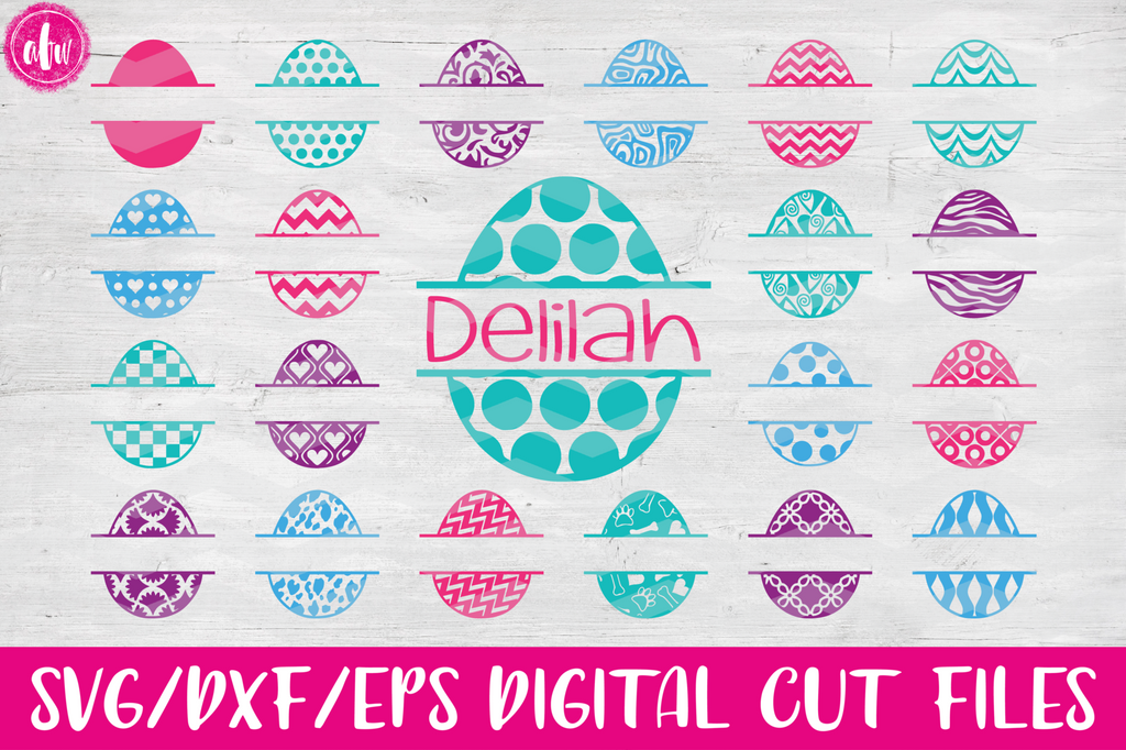 Download Pattern Split Easter Eggs Bundle (40) - SVG, DXF, EPS ...