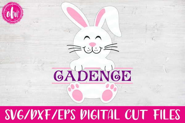 Download Split Easter Bunny - SVG, DXF, EPS - AFW Designs