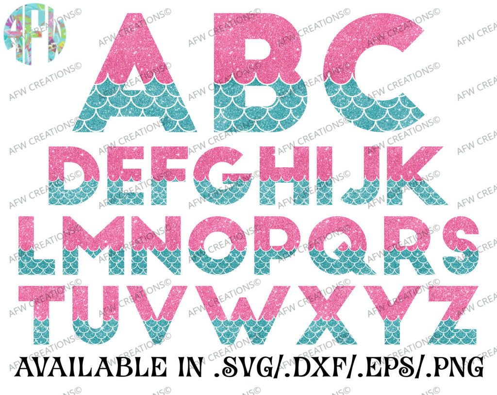 Free Free 322 Mermaid Letters Svg SVG PNG EPS DXF File