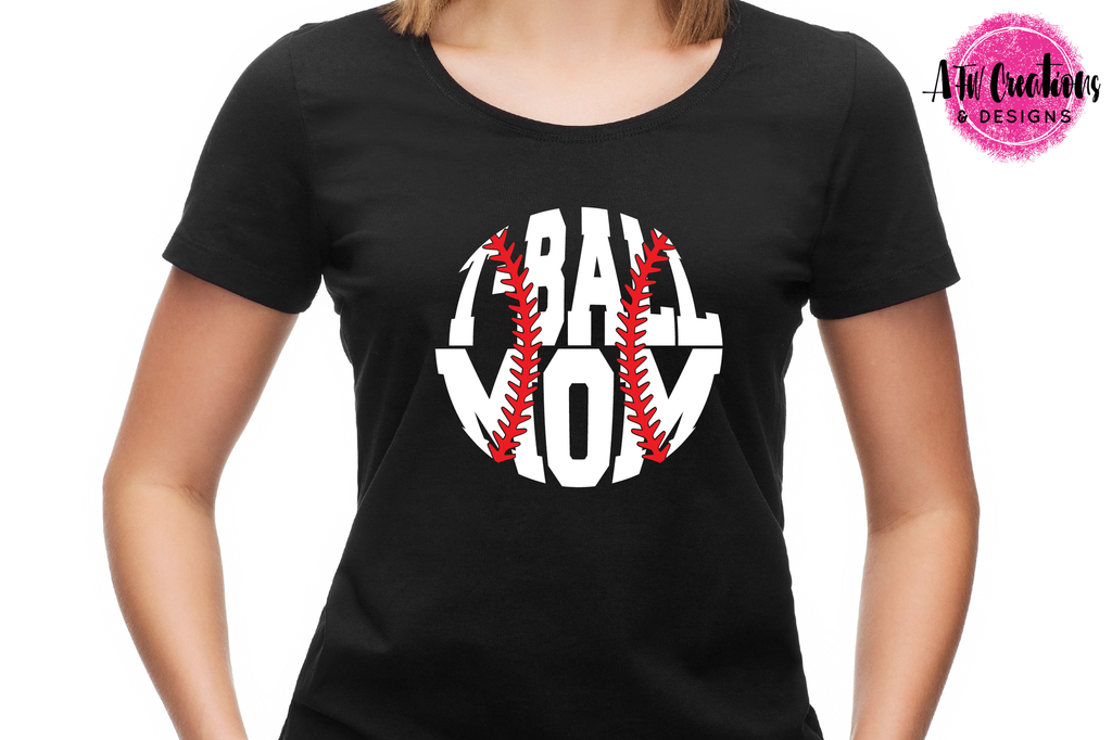 Download T-Ball Mom - SVG, DXF, EPS - AFW Designs