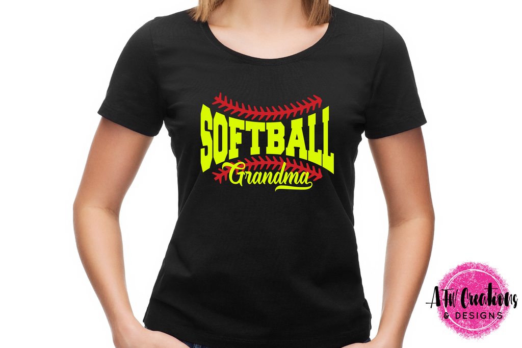 Download Softball Grandma - SVG, DXF, EPS - AFW Designs