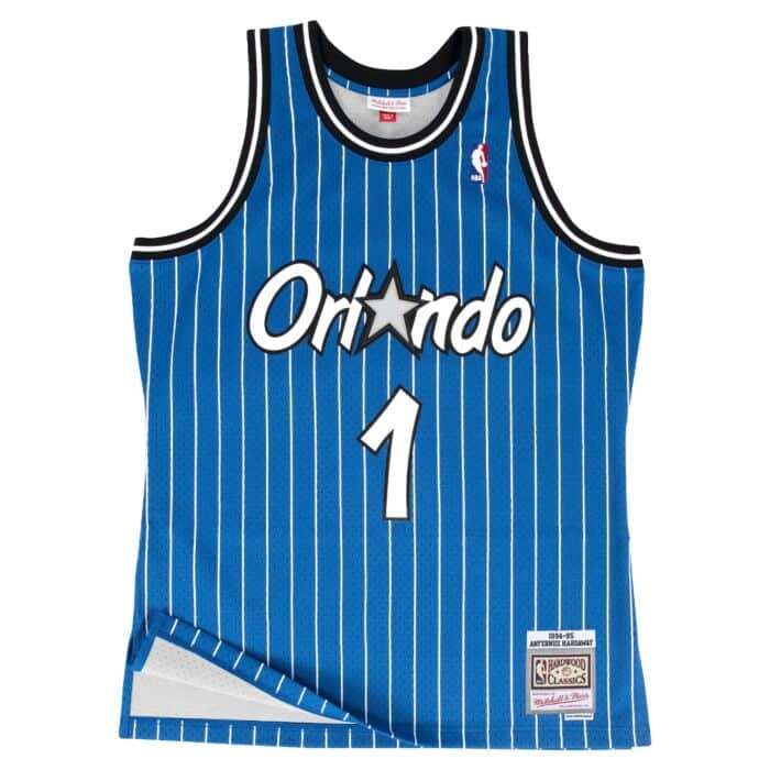 Adidas Mitchell and Ness Orlando Magic Pinstripe Penny Hardaway