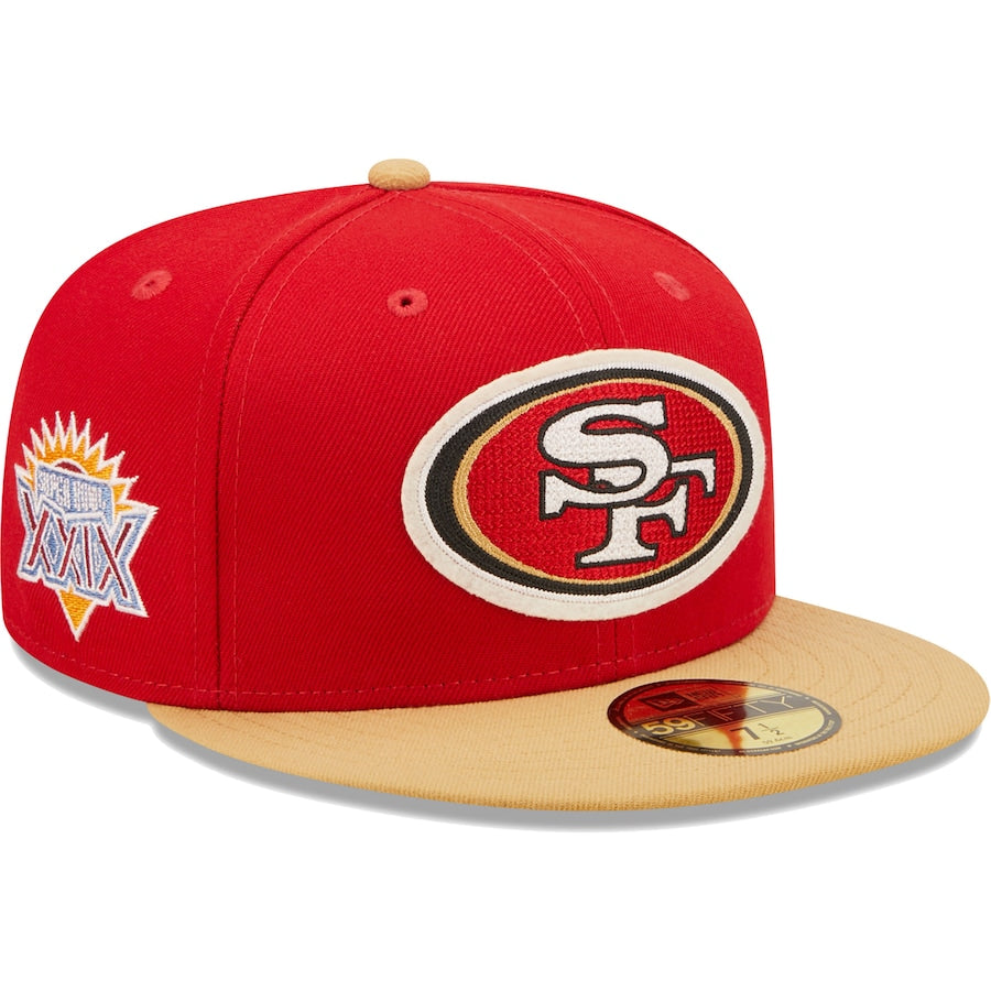 New Era San Francisco 49ers Throwback Hidden 59FIFTY Fitted