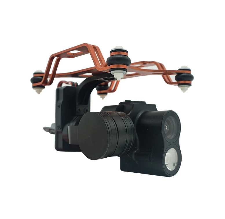 drone with 2 axis gimbal