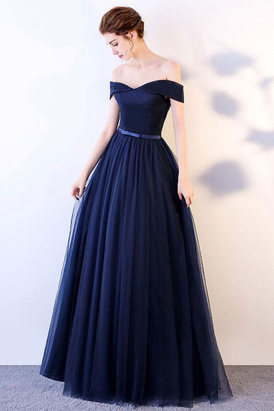 simple blue bridesmaid dresses
