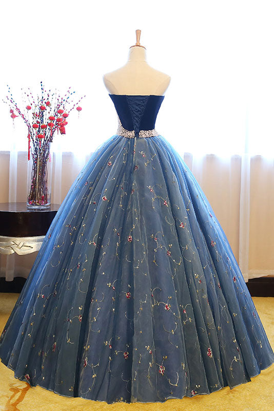 blue sweet 16 dresses