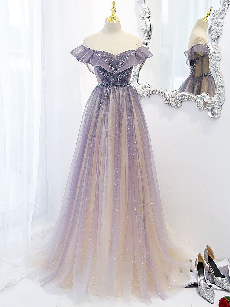 purple matric dresses