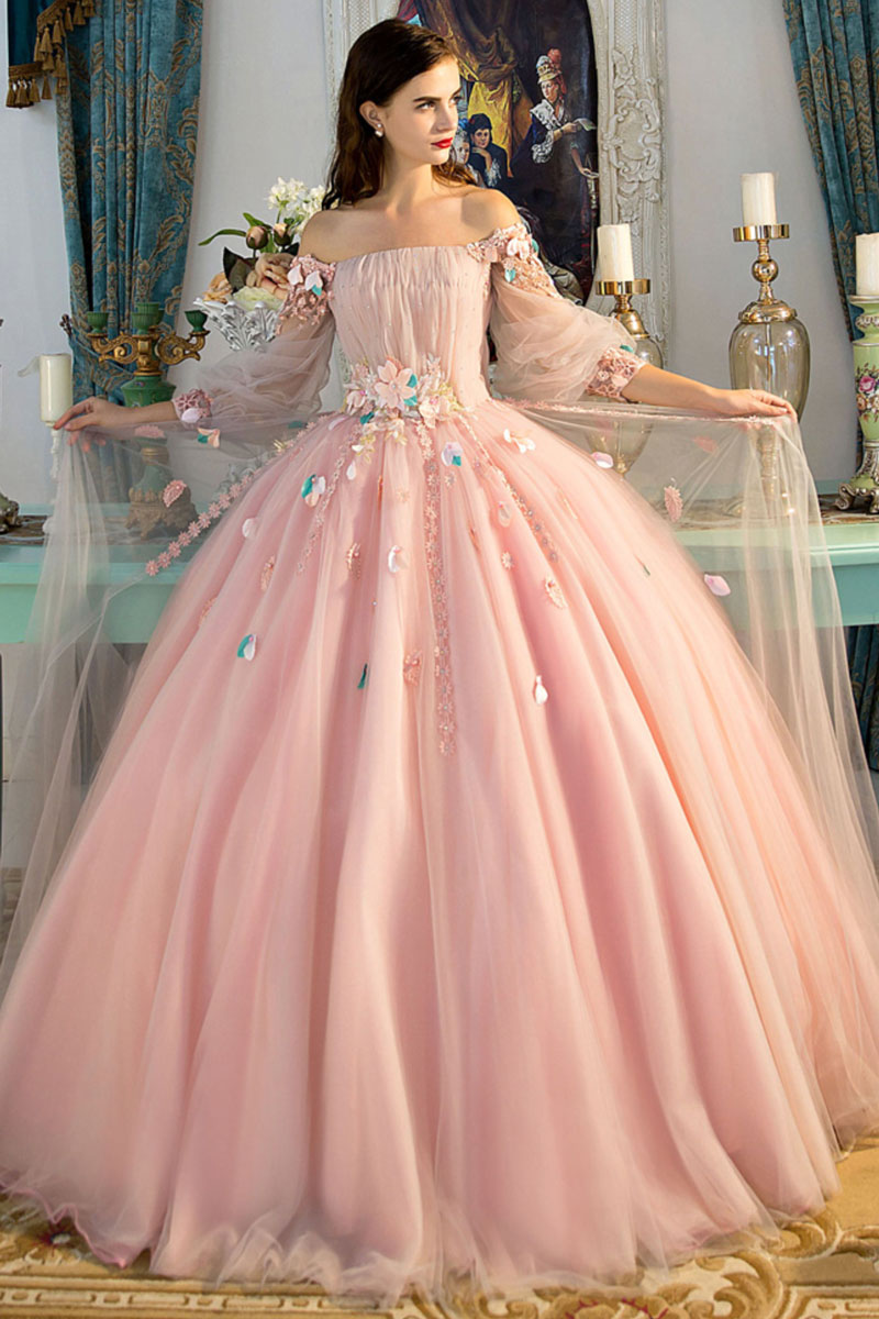 pink sweet 16 dress