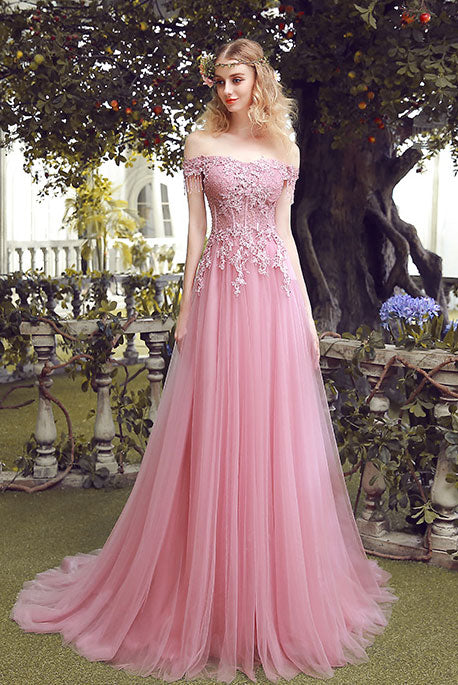 dress pink peach