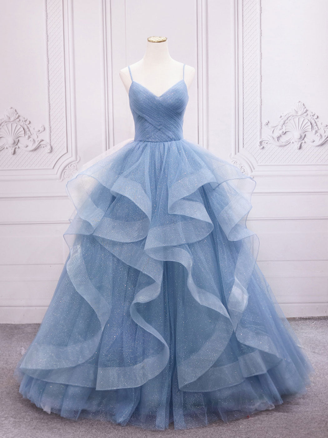 blue sweet 16 dresses