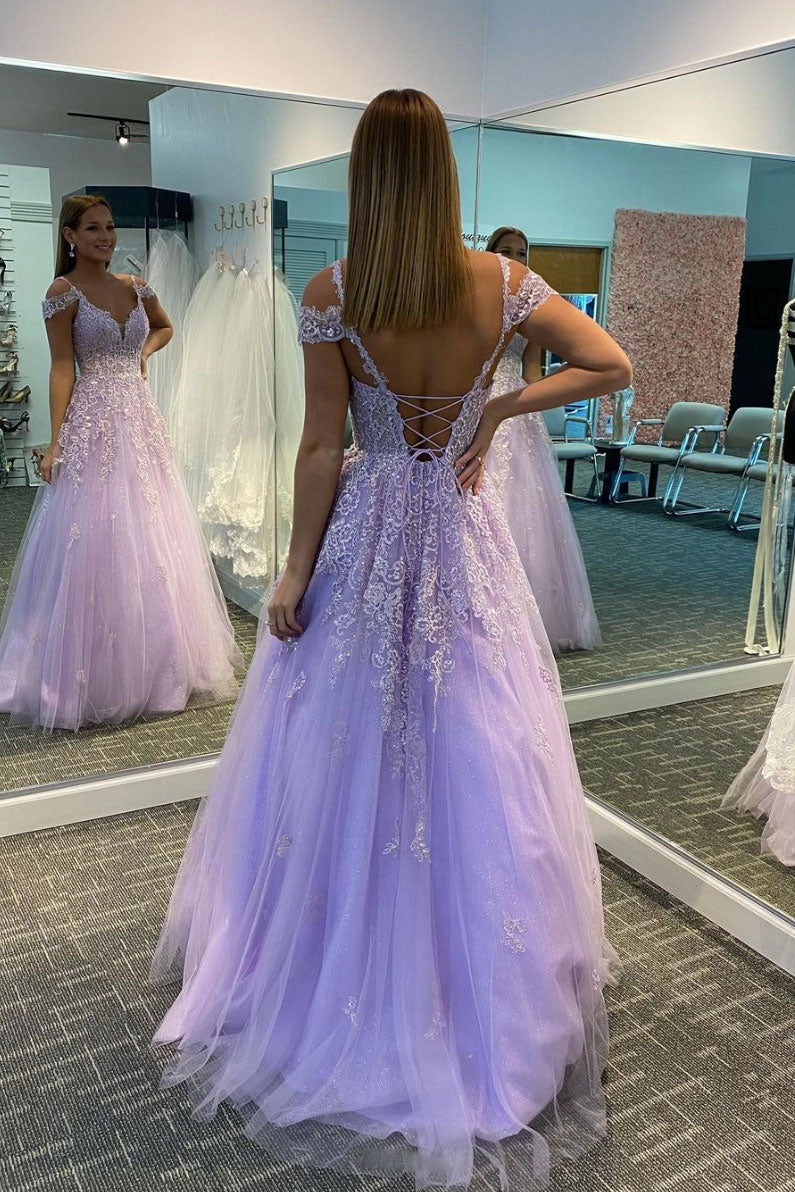 purple matric dresses