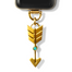 Bucardo Charm Apple Watch Necklace in Arrow Gold