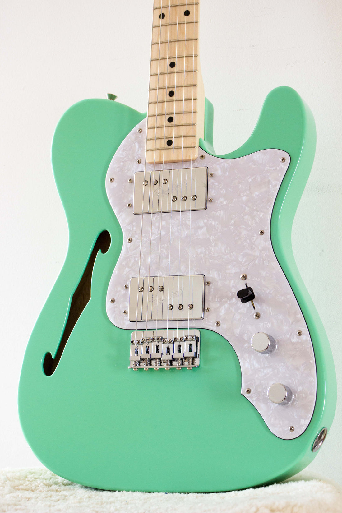 Fender Made in Japan Traditional 70s Telecaster Thinline Surf Green 2018