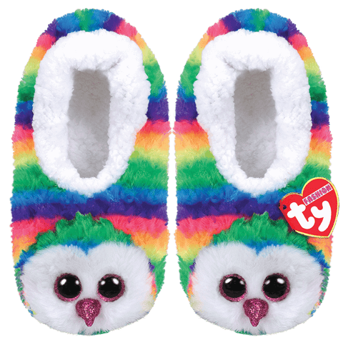 ty animal slippers