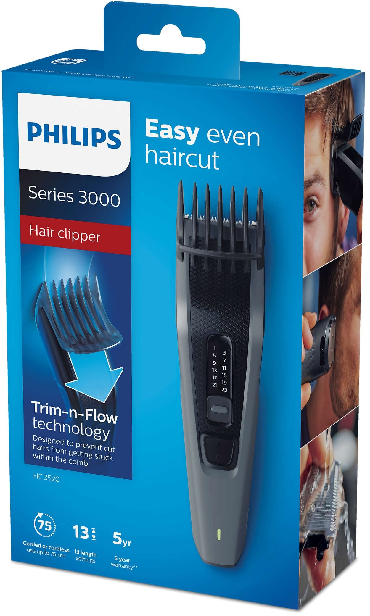 philips series 3000 hair trimmer 11 lengths
