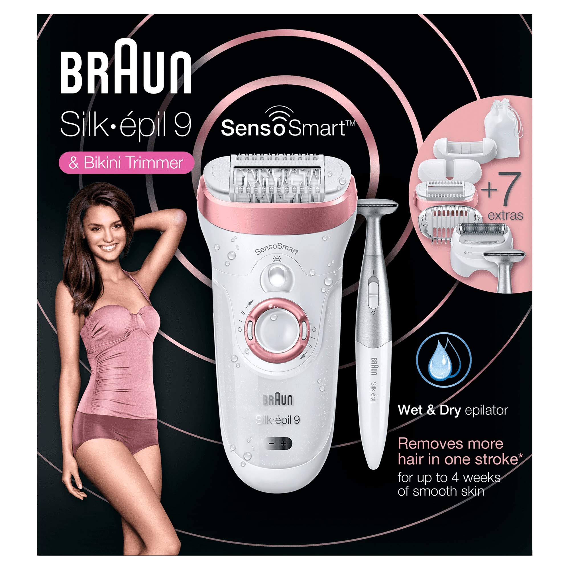 Braun Silk Epil 9 0 Sensosmart Epilator And Bikini Trimmer Pazarska