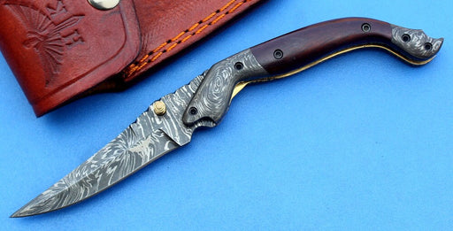 Handmade Damascus Steel Hunting Knife – Smoky Blades