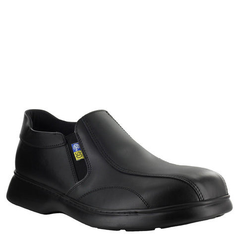 steel toe slip on dress shoes