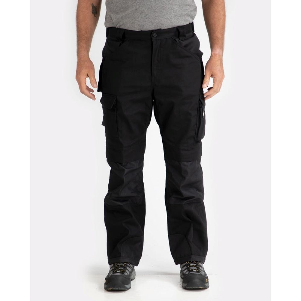 CAT Men's Trademark Work Pants - Black C172 | Work Authority