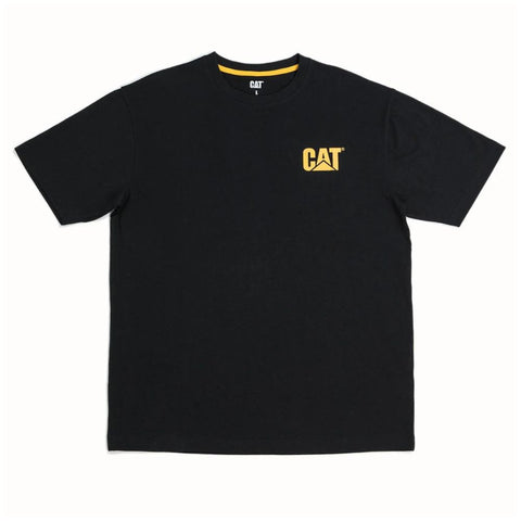 CAT Trademark Banner Long Sleeve Work Shirt - Grey 1510034