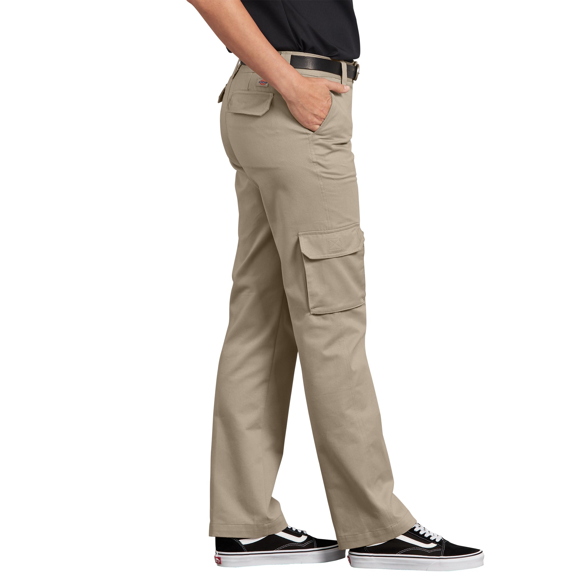 Dickies Stretch Cargo Women's Work Pant FP888DS - Beige | Work Authority