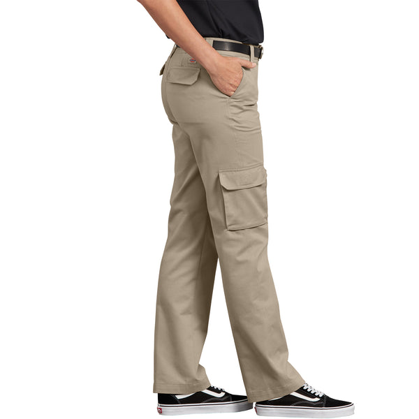 Dickies Stretch Cargo Women's Work Pant - Beige – Work Authority