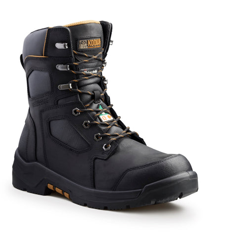 black work boots with composite toe