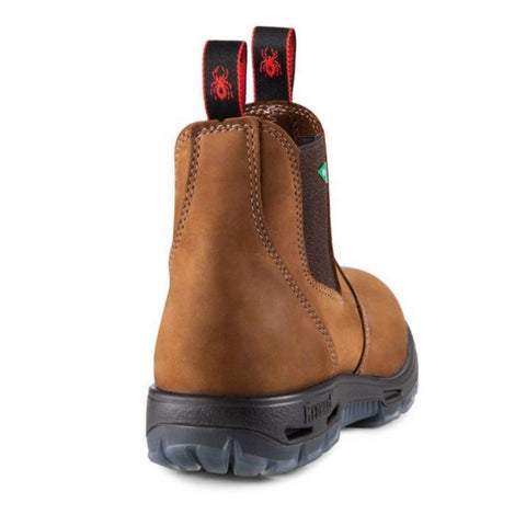 redback slip on steel toe boots