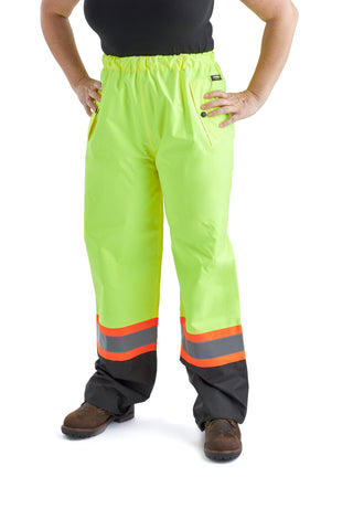 Download Terra Women's High Vis Rainsuit - Yellow - Work Authority