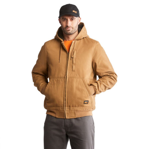 Timberland PRO® Gritman Lined Canvas Hooded Jacket - Dark | Work