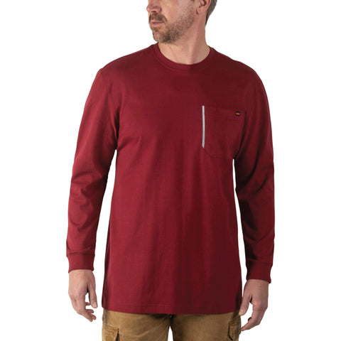 mens dark red shirt